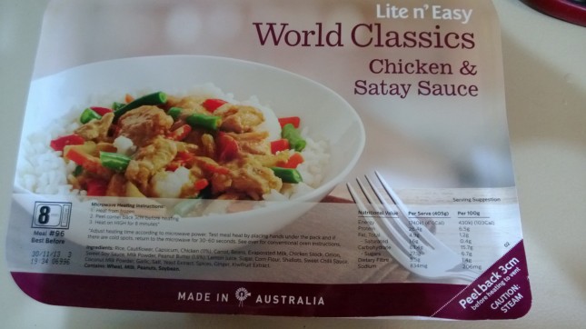Chicken & Satay Sauce