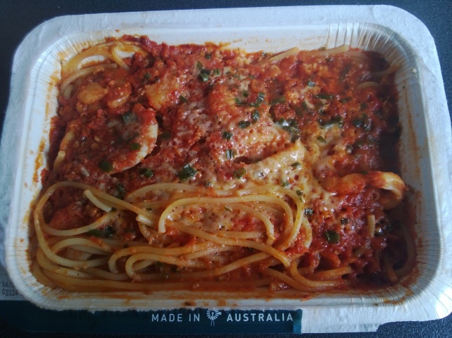 Spaghetti Marinara after cooking.